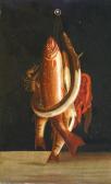 TALLMAN John 1800-1800,Still Life of Fish, Eel and Lobster,Weschler's US 2004-09-18