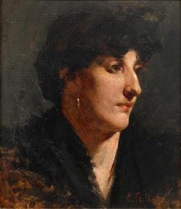 TALLONE Cesare 1853-1919,Ritratto di signora,Blindarte IT 2019-05-22