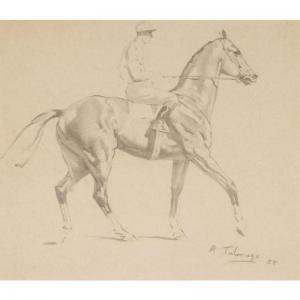 TALMAGE Algernon 1871-1939,RACEHORSE WITH JOCKEY UP,1928,Sotheby's GB 2006-06-07
