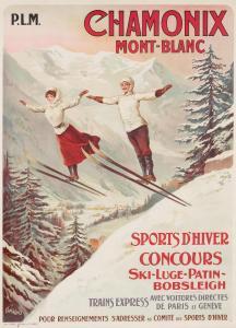 TAMAGNO Francisco 1851-1933,Chamonix Mont-Blanc (The Art of Skiing p.51),1900,Bonhams GB 2022-03-29