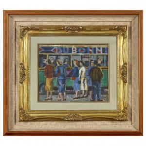 TAMBURI Orfeo 1910-1994,L\’autobus,1957,Pandolfini IT 2024-04-24