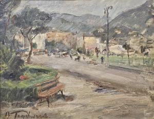 TAMBURRINI Amerigo 1901-1966,Paesaggio di Rapallo,Errico casa d'aste IT 2024-01-27