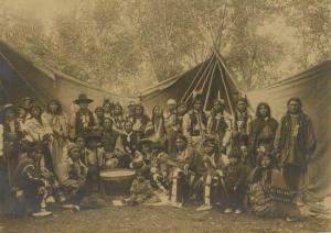 TAMMEN H.H 1856-1924,Stunning portrait of the Ute Indian Tribe,1902,Swann Galleries US 2010-10-19