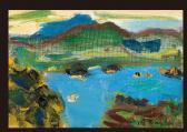 TANABE Miematsu 1897-1971,Hibarako lake,Mainichi Auction JP 2009-02-07