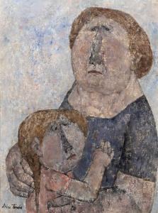 TANAKA Akira 1918-1982,Mother and Child,William Doyle US 2023-12-12