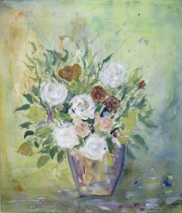TANDORI STEPHEN 1936,Still life with Roses,Raffan Kelaher & Thomas AU 2018-08-14