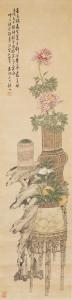 TANG San Xi,Flower and Fruit in Bronze vessels,Bonhams GB 2023-09-22
