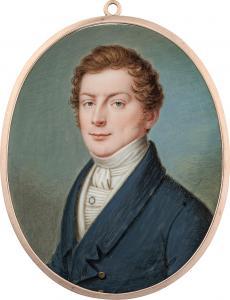 TANGERMANN Christian 1760-1830,Miniatur Portrait eines jungen Man,Galerie Bassenge DE 2020-11-25