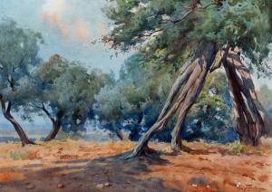 TANI Edoardo 1880-1948,Paesaggio con ulivi,Finarte IT 2021-02-23