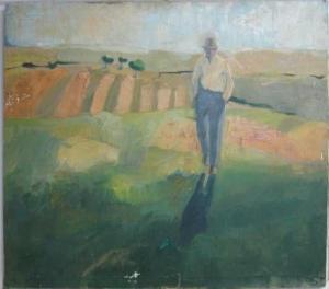 TANIS Stephen 1945,Man in a Field,Rachel Davis US 2010-05-08