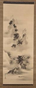 TANSHIN Kano 1653-1718,landscape,Chait US 2020-02-23