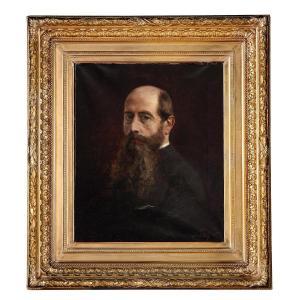 Tanzi L,Half-lenght portrait of a bearded man,1883,Tajan FR 2017-10-27