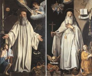 TANZIO DA VARALLO Antonio d'Enrico 1575-1635,Saint Romuald; and Saint Benedict,Christie's 2003-10-29