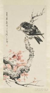 TAO xue 1975,eagle on a branch,Skinner US 2012-04-20