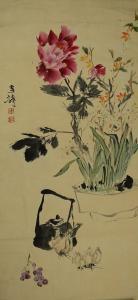 TAO xue 1975,Flower and teapot,888auctions CA 2013-02-14