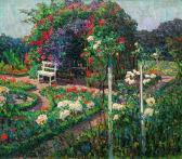 TAPPER Elisabeth 1875-1936,Summery Flower Garden,Van Ham DE 2015-05-15
