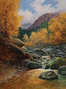 TARALLO Jorge Andres 1951,Autumn Creek,Scottsdale Art Auction US 2023-08-26