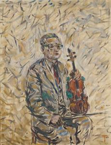 TARANCZEWSKI Waclaw 1903-1987,Portrait of a violinist,Desa Unicum PL 2024-04-16
