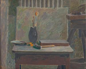 TARANCZEWSKI Waclaw 1903-1987,Still life with painting utensils,Desa Unicum PL 2024-03-12
