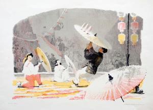 TARASENKO VLADIMIR 1938-2002,Chinese umbrellas from the Circus series,1960,Sovcom RU 2019-11-29
