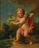 TARAVAL Guillaume Thomas Raphael 1701-1750,Amors kröning,Stockholms Auktionsverket SE 2015-06-02