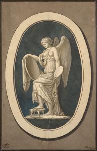 TARAVAL Gustave, Louis Gust. 1738-1794,Allégorie de la Pein,Artcurial | Briest - Poulain - F. Tajan 2023-09-26