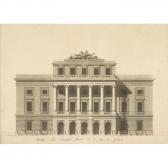 TARAVAL Gustave, Louis Gust. 1738-1794,PROJECT FOR A FACADE OF A THEATRE,Freeman US 2016-01-25