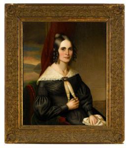 TARBELL EDDY Oliver 1799-1868,Portrait of Mrs. Henry Evans,1840,Freeman US 2010-04-20