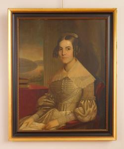 TARBELL EDDY Oliver 1799-1868,Portrait of Mrs. Mathias W. Day,Rachel Davis US 2023-09-30