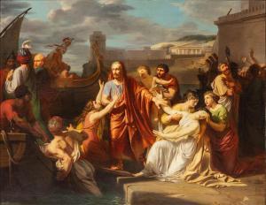 TARDIEU Jean Charles 1765-1830,Regulus Returning to Carthage,1791,Sotheby's GB 2023-06-13