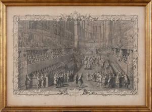 TARDIEU Nicolas Henri 1674-1749,Le Couronnement du Roy,Anteo Subastas ES 2022-07-04