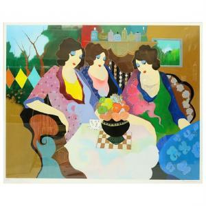TARKAY ITZCHAK 1935-2012,Three Ladies at Tea Time,Kodner Galleries US 2019-01-22