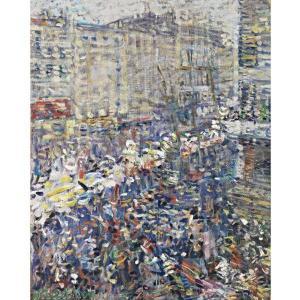 TARKHOFF Nicolas 1871-1930,STREET CARNIVAL, PARIS,1905,Sotheby's GB 2011-06-06