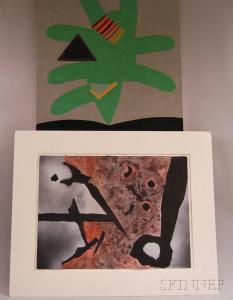 TARRANT Clements 1944,Two Abstract Works,1988,Skinner US 2014-02-12