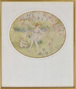 TARRANT Margaret Winifred 1888-1959,A Fairy Glen,Gardiner Houlgate GB 2022-03-24