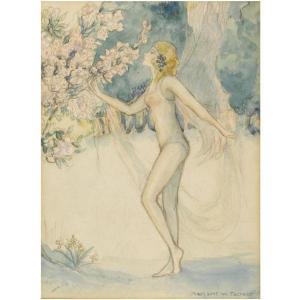 TARRANT Margaret Winifred 1888-1959,FAIRY WITH PINK FLOWERS,Sotheby's GB 2009-12-17