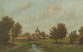 TARRINGA T 1900,European farm village along a canal,Aspire Auction US 2017-04-08