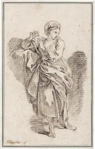 TASSAERT JEAN PIERRE 1651-1725,Stehende Frau; Stehender Hirte,Galerie Bassenge DE 2017-05-26