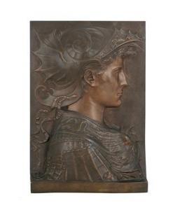 TASSEL Edmond Louis Ch 1800-1900,Bust of Perseus,New Orleans Auction US 2022-03-26