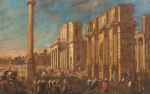 TASSI Agostino Buonamico,Agrippine rapportant à Rome les cendres de Germani,Sotheby's 2023-11-14