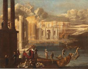 TASSI Agostino Buonamico 1566-1644,L\’embarquement de sainte Hélène,Sotheby's GB 2023-11-14