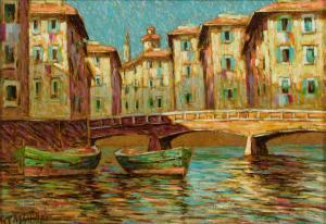 TASSINARI Gino 1920-2001,Canale,1983,Fabiani Arte IT 2024-01-17