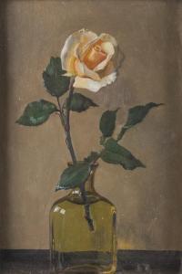 TATHAM Agnes Clara 1893-1972,Rose in a glass vase,Bellmans Fine Art Auctioneers GB 2023-11-21