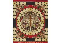 Tatsumura Heizo,Tapestry with design of hunting,Mainichi Auction JP 2021-12-03
