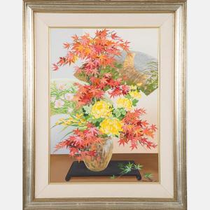 TATSUO Ito 1900-1900,Floral Still Life,1984,Gray's Auctioneers US 2017-02-15