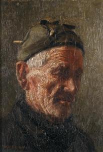 TATTEGRAIN Francis 1852-1915,Portrait de pêcheur,Tajan FR 2015-01-29