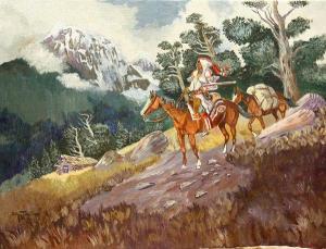 TAULBEE Dan 1924-1987,Mountain Man,1924,Clars Auction Gallery US 2009-06-06