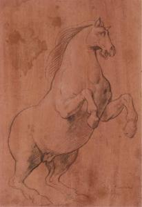 TAVARONE Lazzaro 1556-1641,Un cheval cabré, tourné vers la droite,Christie's GB 2003-03-27