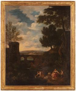 TAVELLA IL SOLFAROLA Carlo Antonio 1668-1738,Paesaggio arcadico,Wannenes Art Auctions IT 2023-11-29