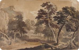 TAVERNER William 1703-1772,A woodland landscape,Sotheby's GB 2022-07-06
